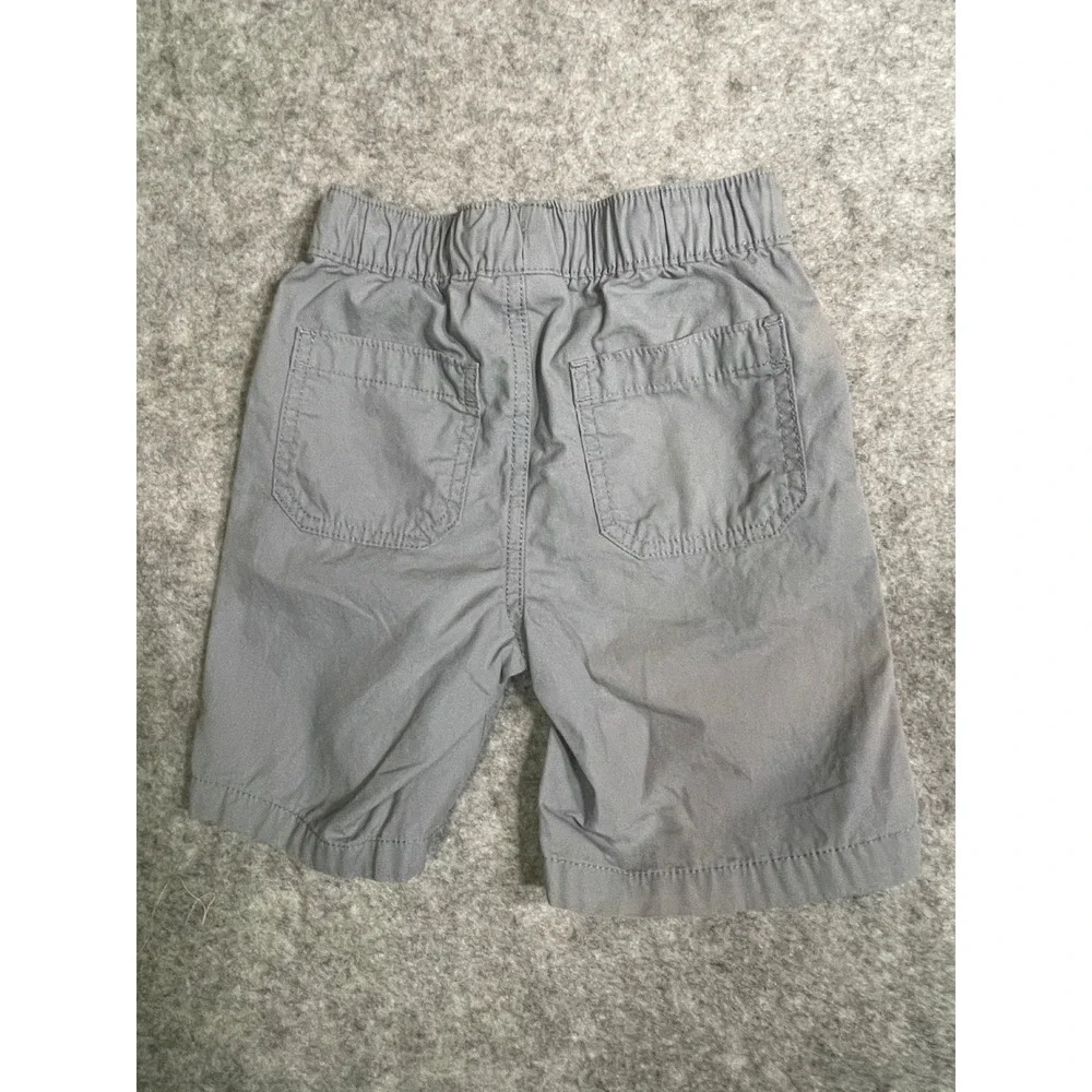 The Childrens Place Boys Gray Chino Shorts Pull On‎ Elastic Waist Size 4T